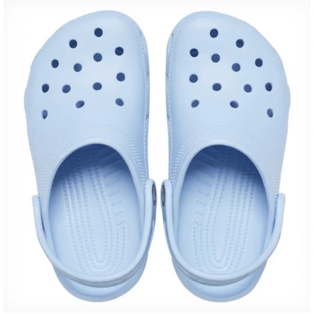 Crocs Classic Clog Big Kids 2 Moon Blue Calcite‎ Slip On Sandals 206991 Clogs